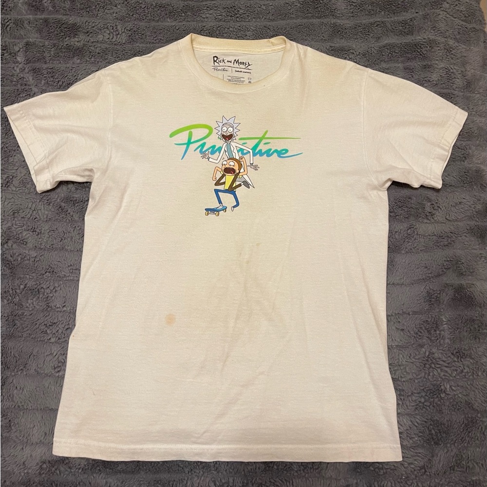 Primitive Rick and Morty shirt size medium m men’s used worn